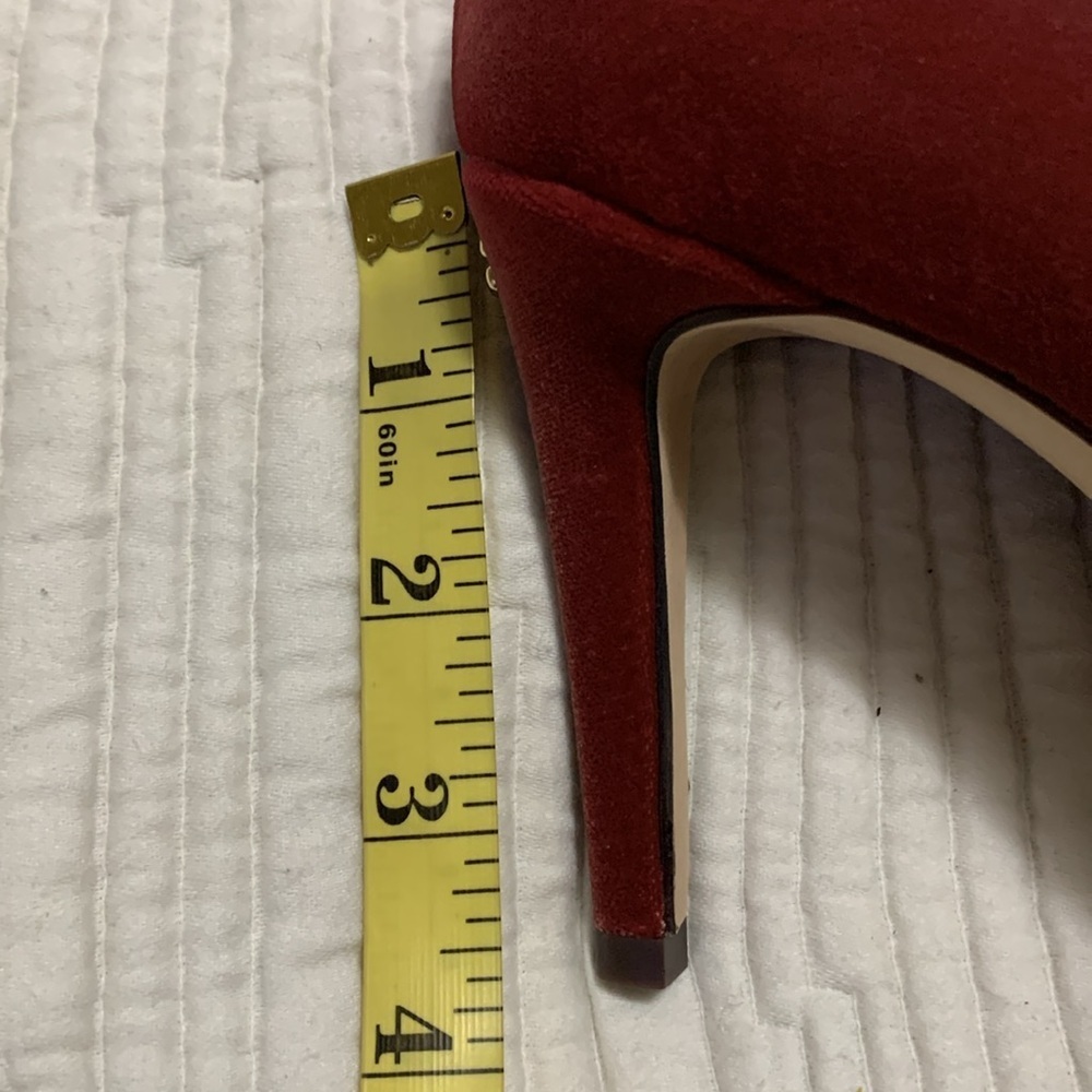 NEW COACH Skyler Vero Cupid
Velvet Cherry Pumps Size 9 Classic Formal Reception - Picture 11 of 15